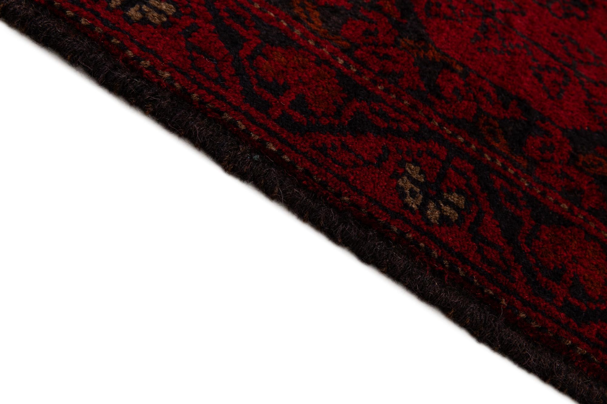 80cm x 295cm anudado a mano Khal Mohammadi Alfombra Lana Pasillera