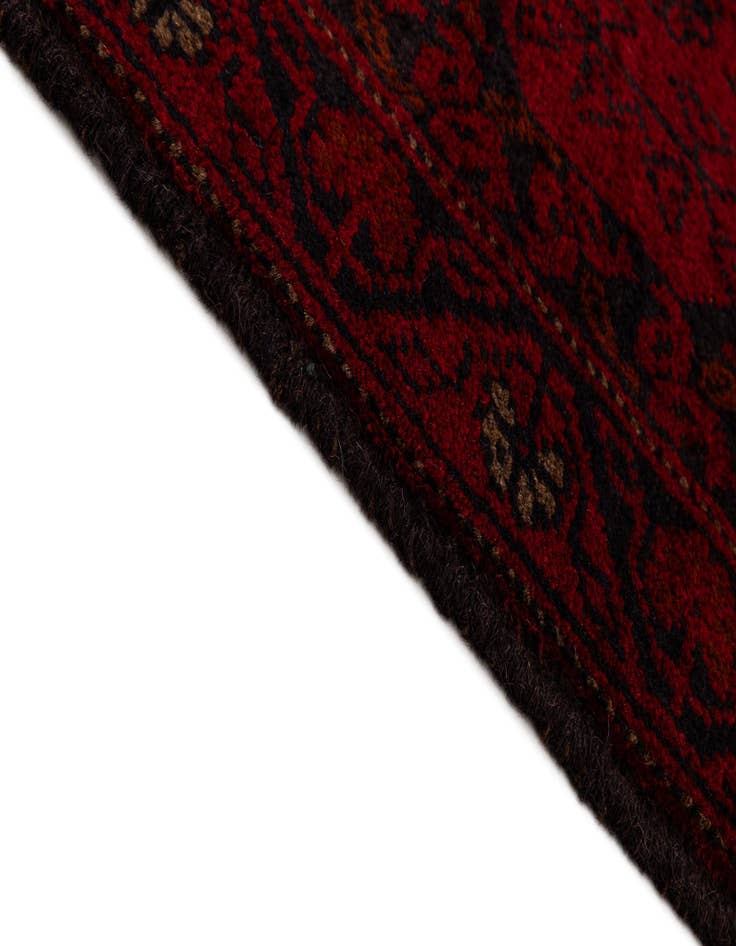 Detail image of 2' 8 x 9' 8  Hand Knotted Khal Mohammadi Wool Runner Rug