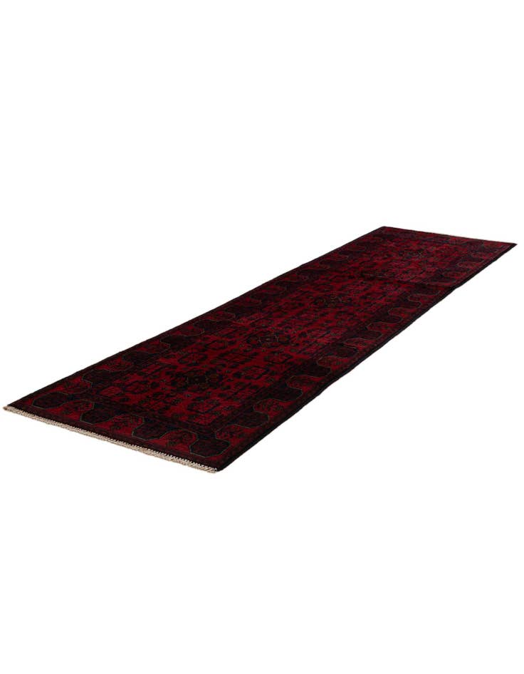 Detail image of 2' 8 x 9' 7  Hand Knotted Khal Mohammadi Wool Runner Rug