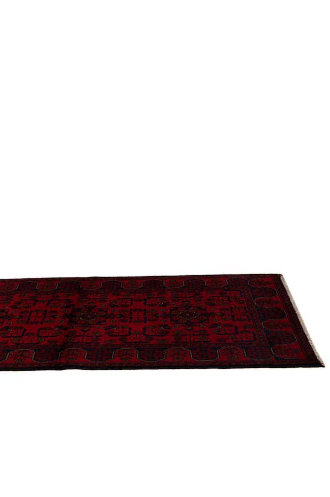 2' 8 x 9' 7 Hand Knotted Khal Mohammadi Wool Runner Rug