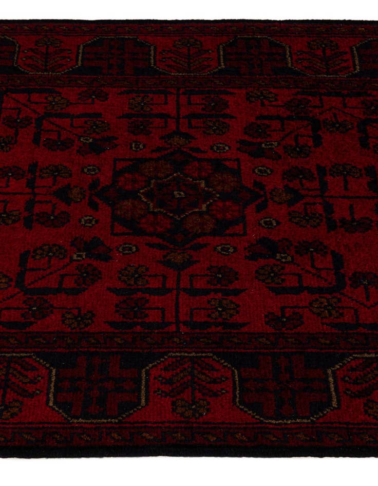 Detail image of 2' 8 x 9' 7  Hand Knotted Khal Mohammadi Wool Runner Rug