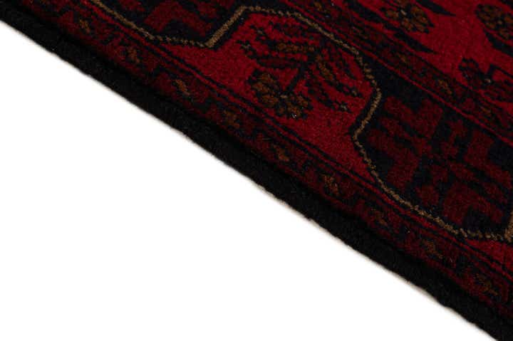 2' 8 x 9' 7 Hand Knotted Khal Mohammadi Wool Runner Rug