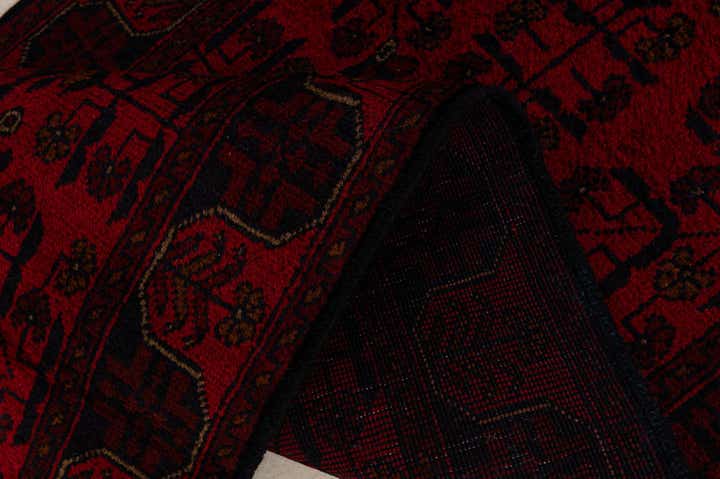 2' 8 x 9' 7 Hand Knotted Khal Mohammadi Wool Runner Rug