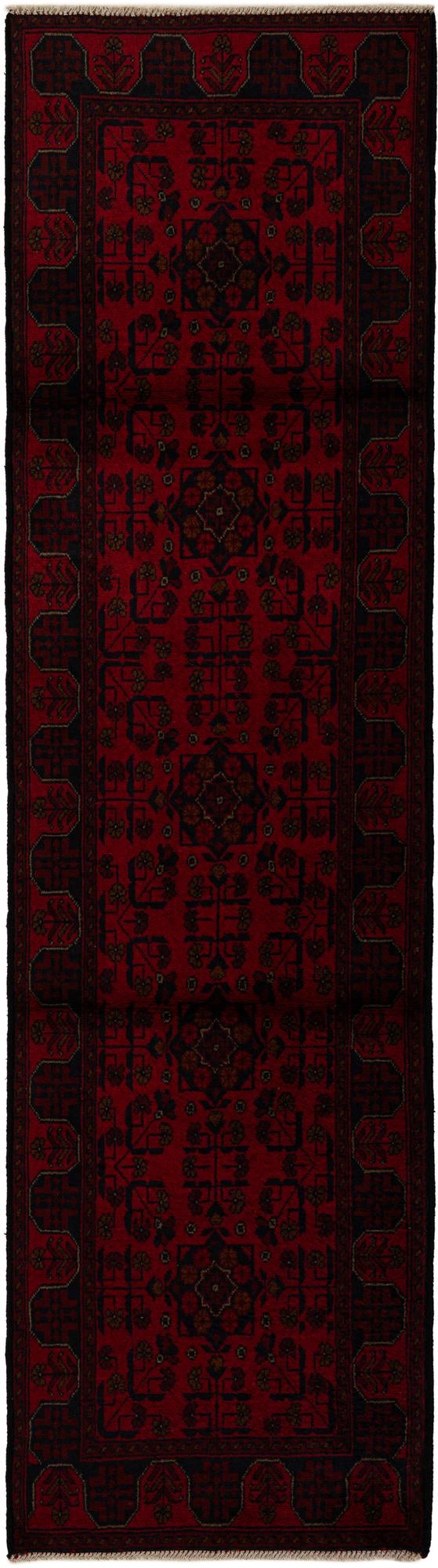 2' 8 x 9' 7 Hand Knotted Khal Mohammadi Wool Runner Rug