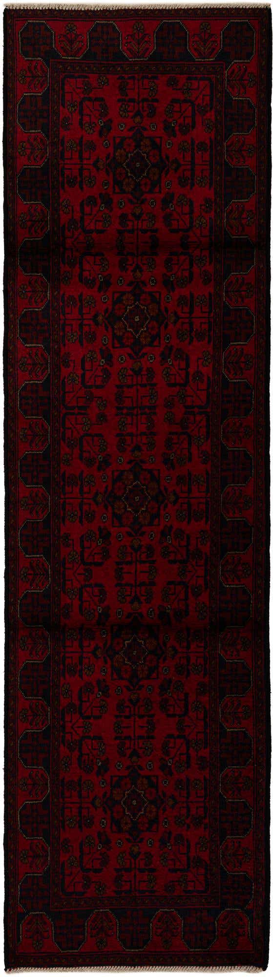 2' 8 x 9' 7 Hand Knotted Khal Mohammadi Wool Runner Rug