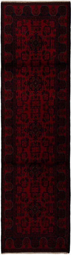 2' 8 x 9' 7 Hand Knotted Khal Mohammadi Wool Runner Rug
