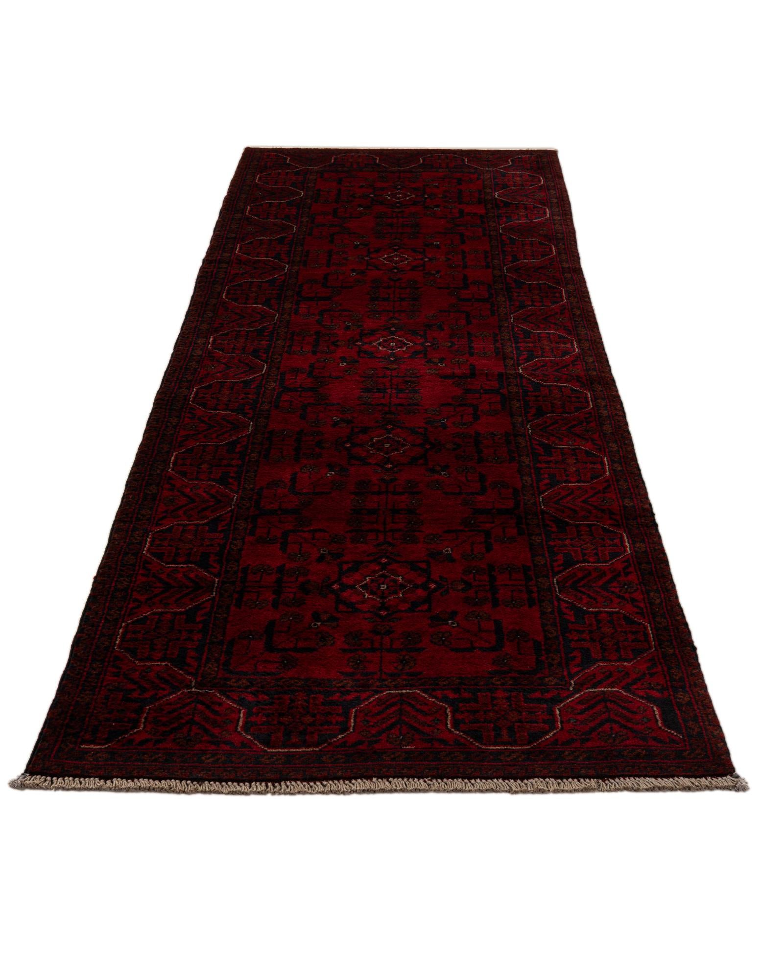 2' 7 x 9' 5 Hand Knotted Khal Mohammadi Wool Runner Rug