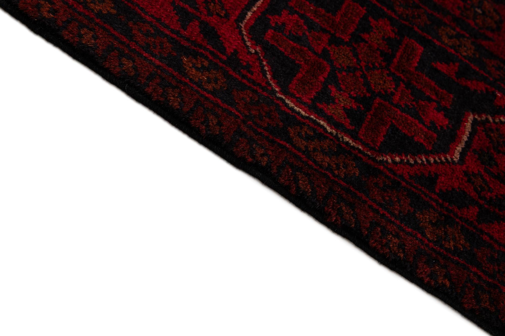 2' 7 x 9' 5 Hand Knotted Khal Mohammadi Wool Runner Rug