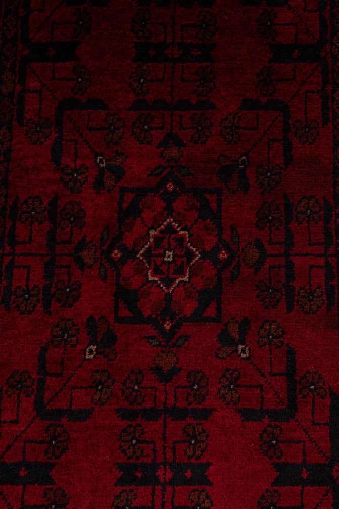 2' 7 x 9' 5 Hand Knotted Khal Mohammadi Wool Runner Rug