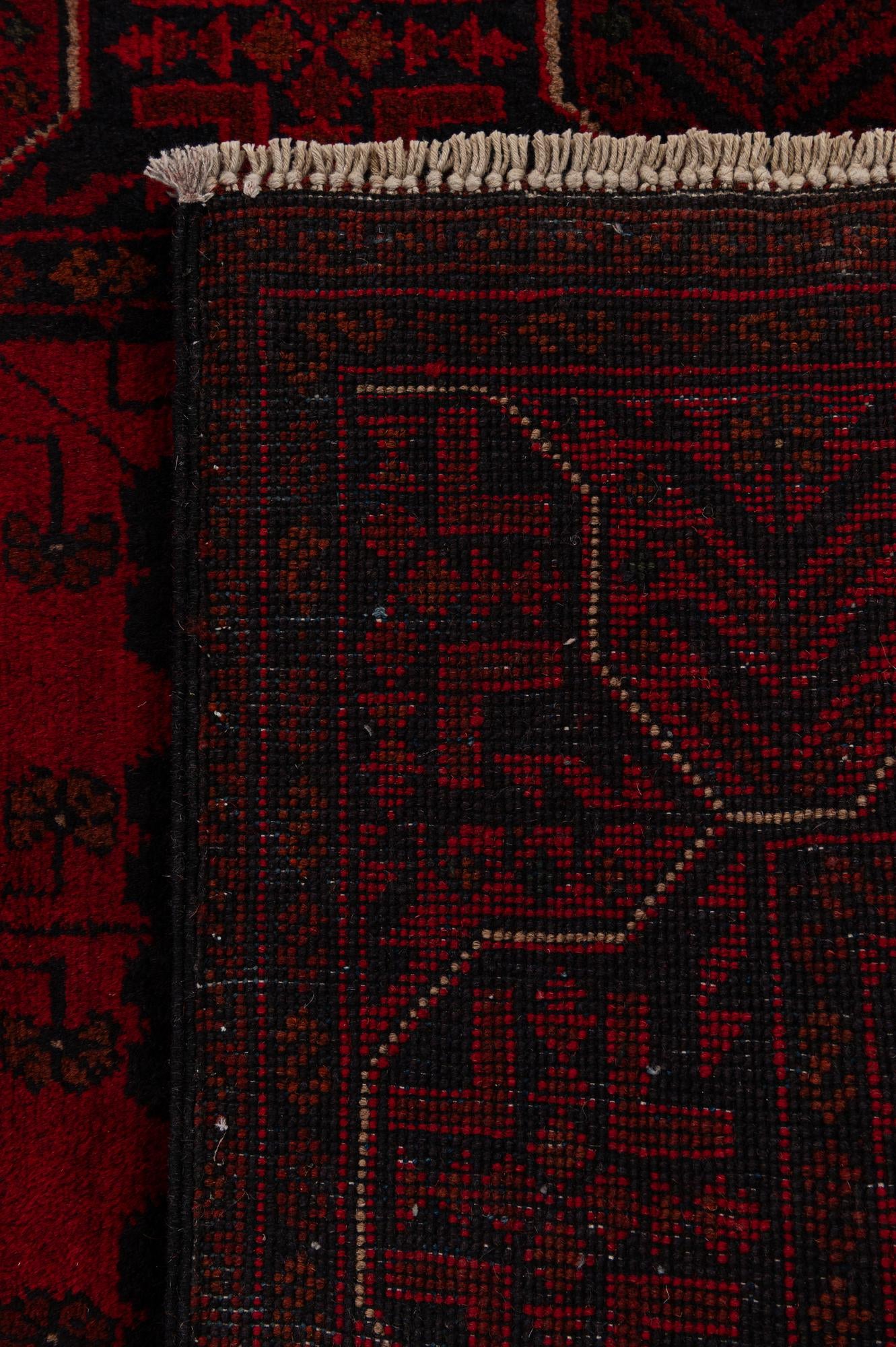 2' 7 x 9' 5 Hand Knotted Khal Mohammadi Wool Runner Rug