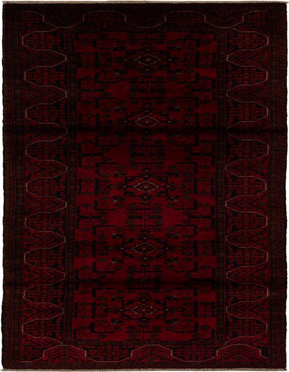 Detail image of 2' 7 x 9' 5 Hand Knotted Khal Mohammadi Wool Runner Rug