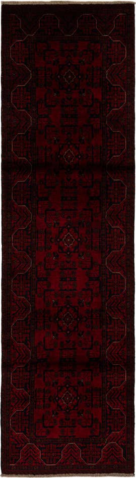 Detail image of 2' 7 x 9' 5 Hand Knotted Khal Mohammadi Wool Runner Rug