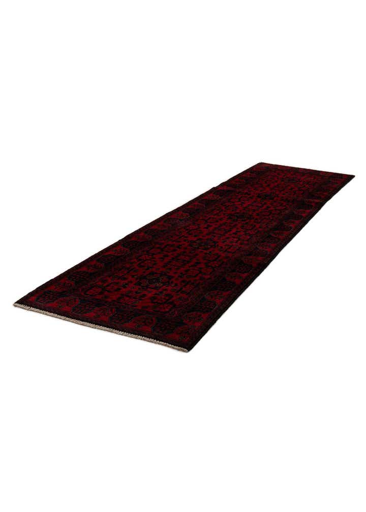 2' 8 x 9' 8 Hand Knotted Khal Mohammadi Wool Runner Rug