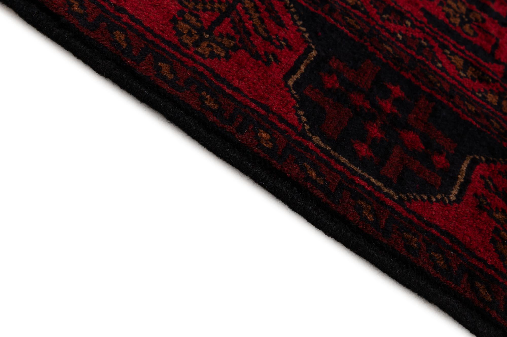 2' 8 x 9' 8 Hand Knotted Khal Mohammadi Wool Runner Rug