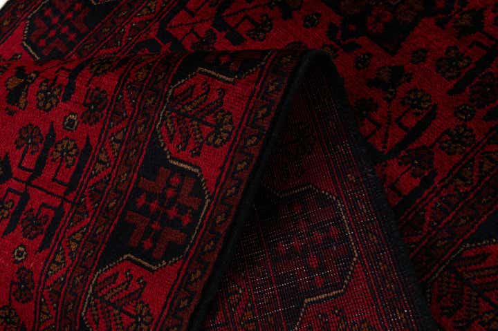 2' 8 x 9' 8 Hand Knotted Khal Mohammadi Wool Runner Rug