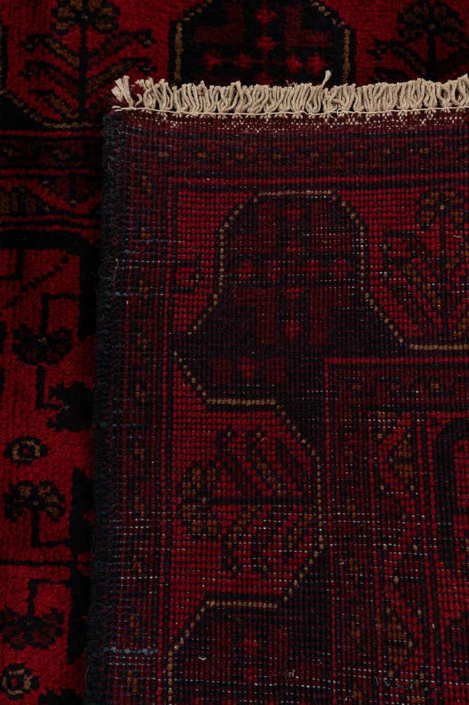 2' 8 x 9' 8 Hand Knotted Khal Mohammadi Wool Runner Rug