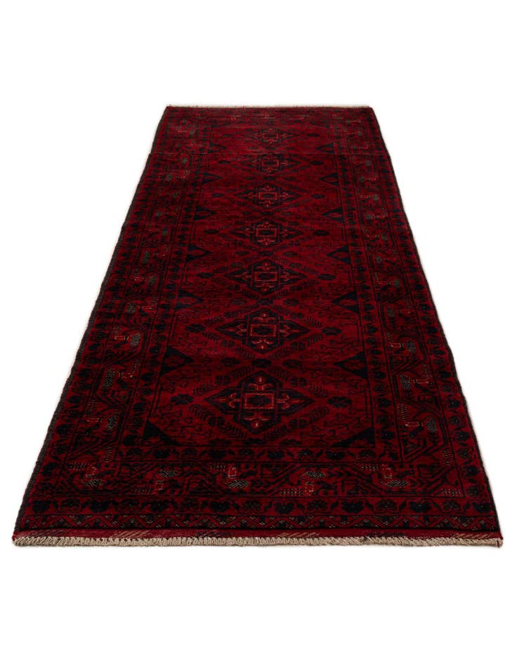 Detail image of 2' 10 x 9' 7  Hand Knotted Khal Mohammadi Wool Runner Rug