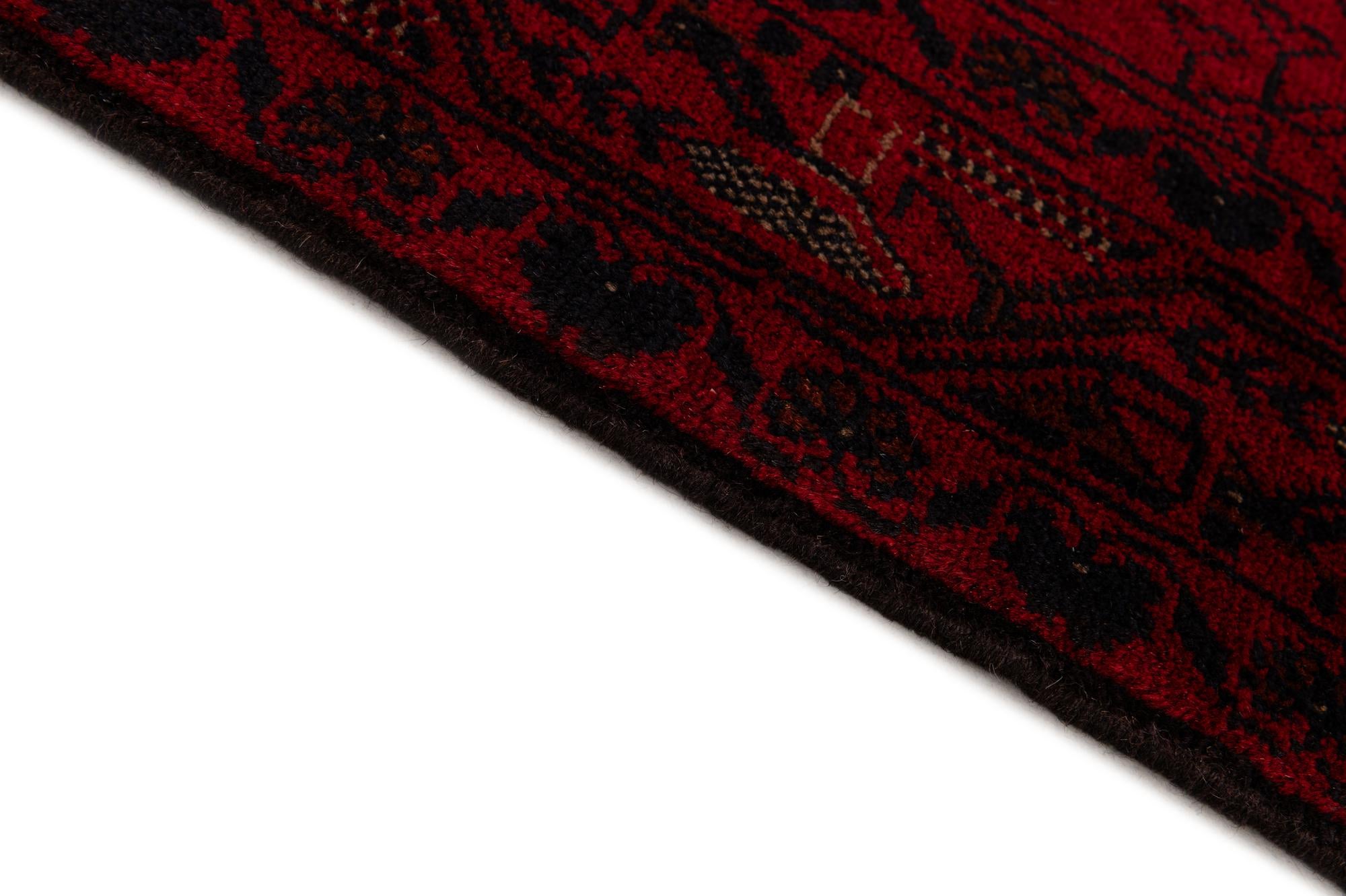 2' 10 x 9' 7 Hand Knotted Khal Mohammadi Wool Runner Rug