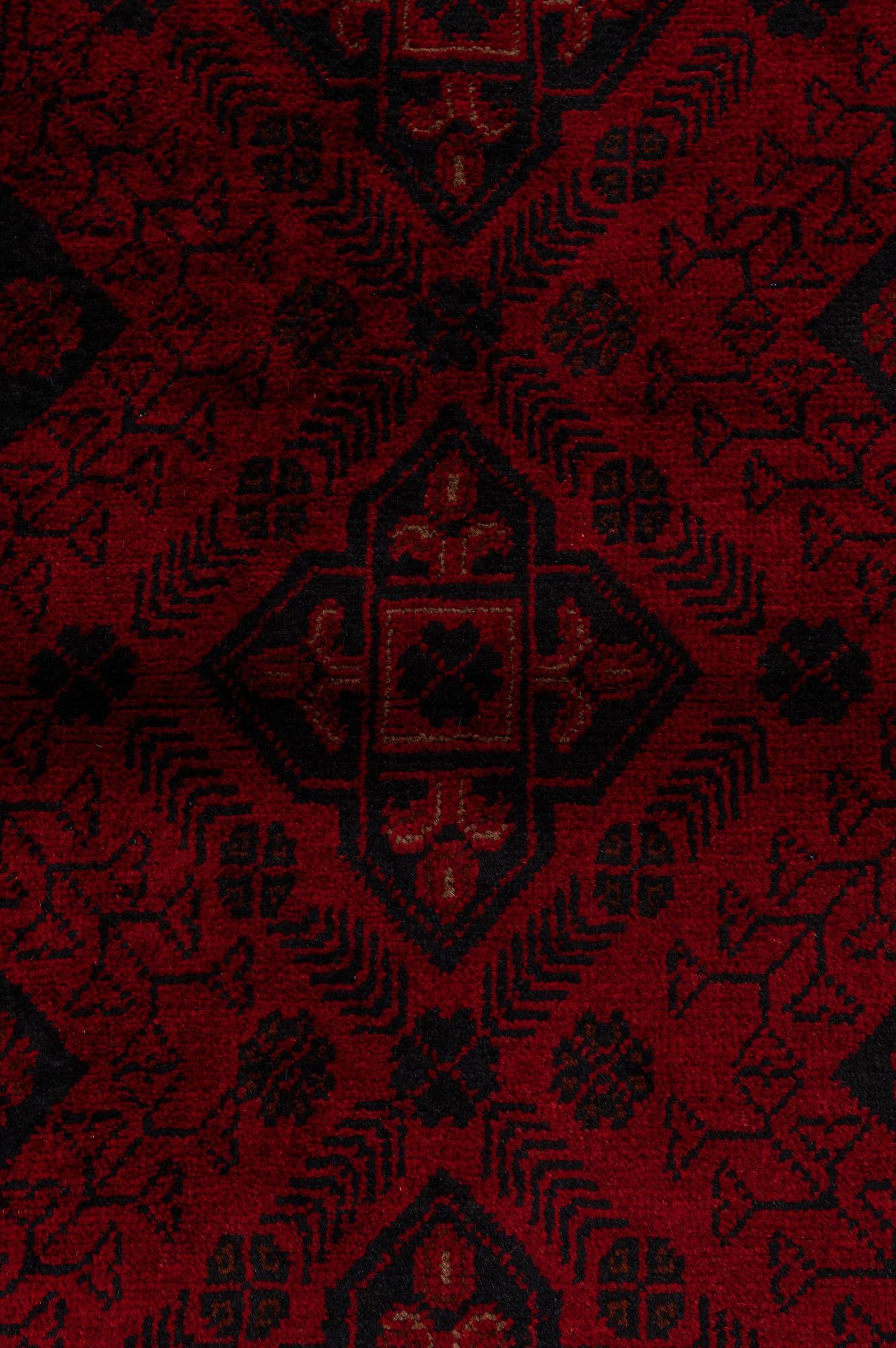 2' 10 x 9' 7 Hand Knotted Khal Mohammadi Wool Runner Rug