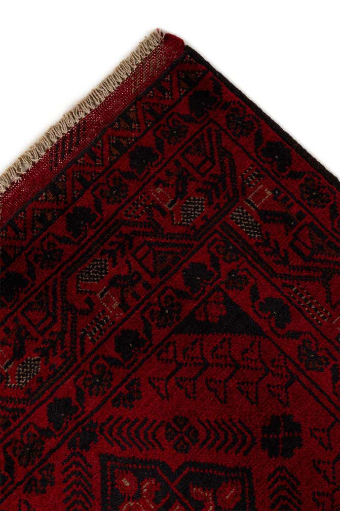 2' 10 x 9' 7 Hand Knotted Khal Mohammadi Wool Runner Rug