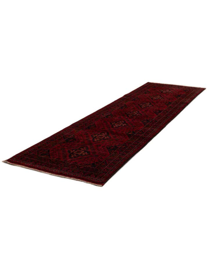 2' 7 x 9' 7 Hand Knotted Khal Mohammadi Wool Runner Rug