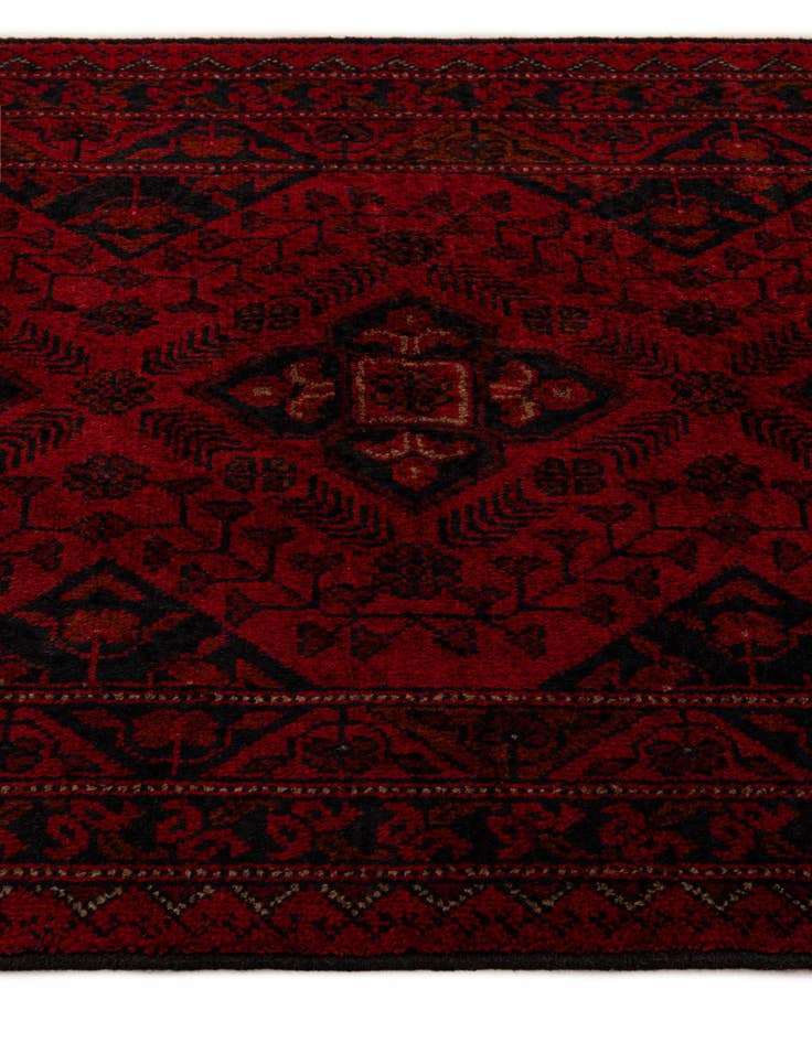 Detail image of 2' 7 x 9' 7  Hand Knotted Khal Mohammadi Wool Runner Rug