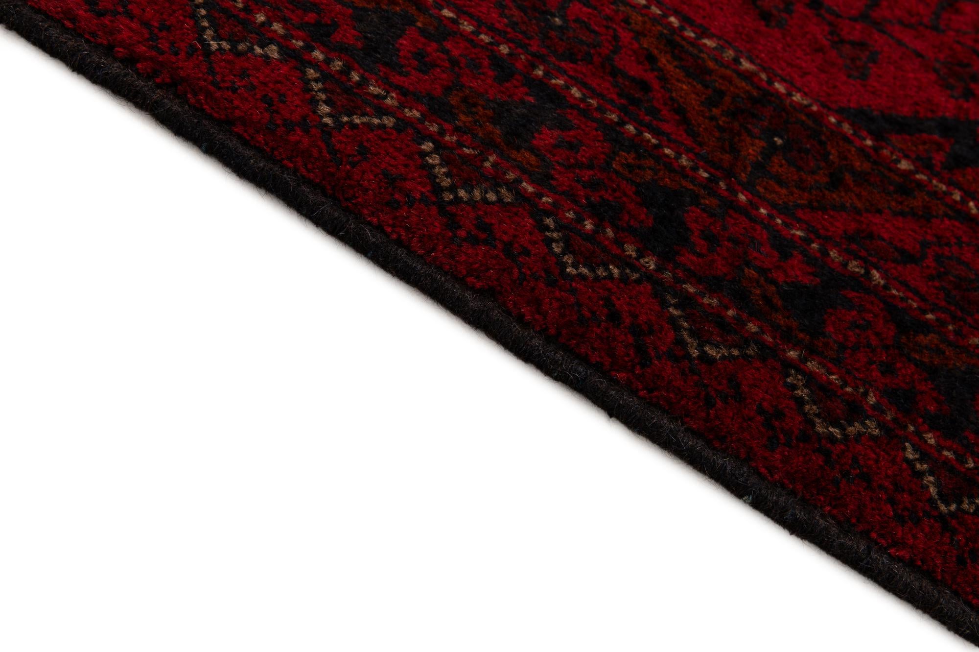 2' 7 x 9' 7 Hand Knotted Khal Mohammadi Wool Runner Rug