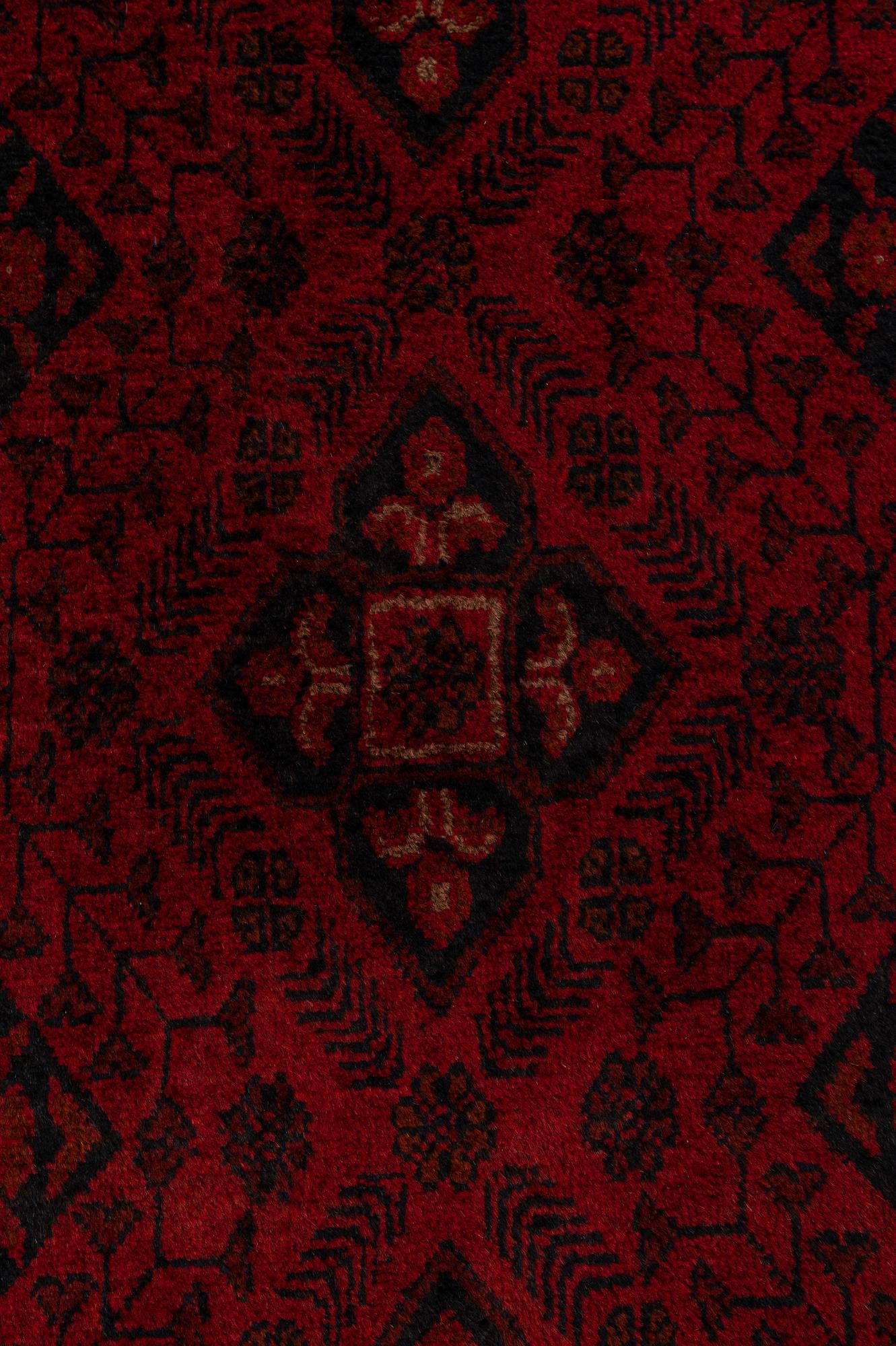 2' 7 x 9' 7 Hand Knotted Khal Mohammadi Wool Runner Rug