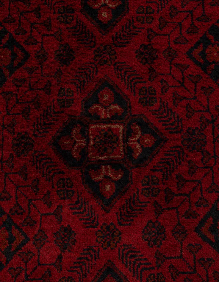 Detail image of 2' 7 x 9' 7  Hand Knotted Khal Mohammadi Wool Runner Rug
