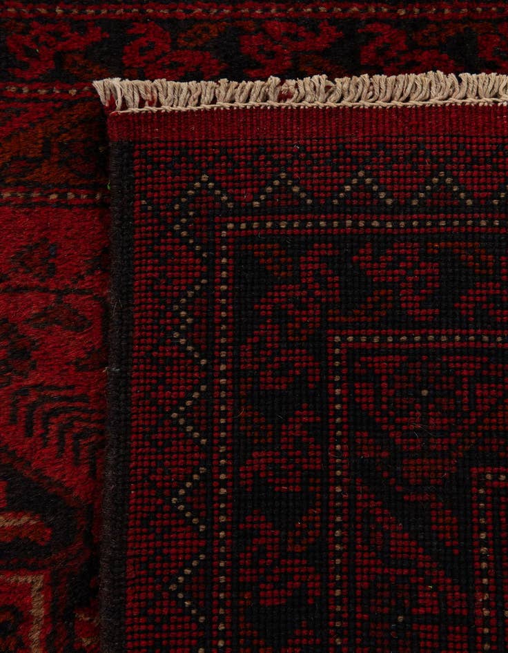 Detail image of 2' 7 x 9' 7  Hand Knotted Khal Mohammadi Wool Runner Rug