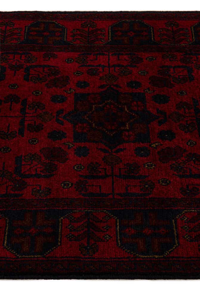2' 8 x 9' 7 Hand Knotted Khal Mohammadi Wool Runner Rug