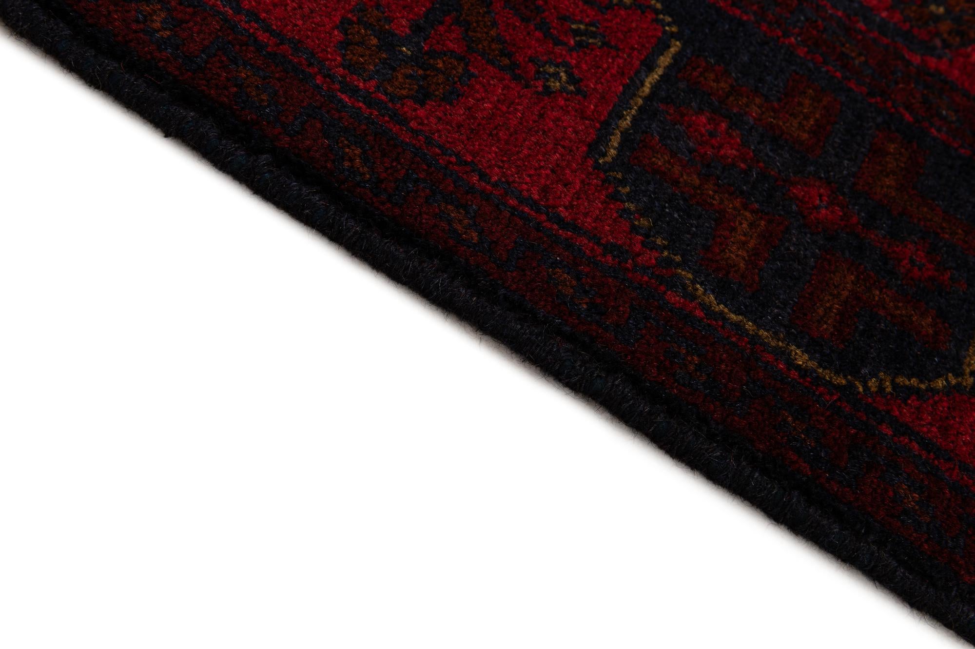 2' 8 x 9' 7 Hand Knotted Khal Mohammadi Wool Runner Rug