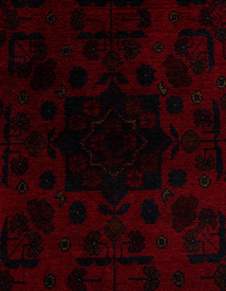 Detail image of 2' 8 x 9' 7  Hand Knotted Khal Mohammadi Wool Runner Rug