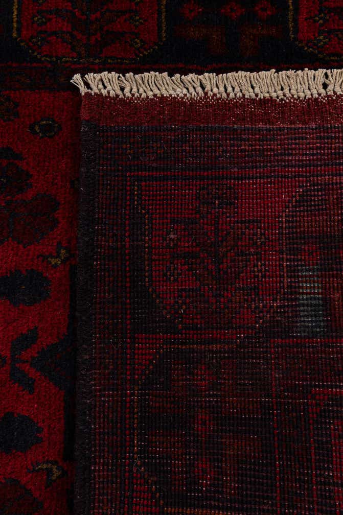 2' 8 x 9' 7 Hand Knotted Khal Mohammadi Wool Runner Rug