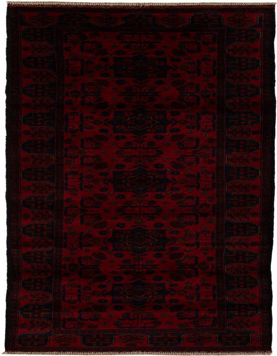 Detail image of 2' 8 x 9' 7 Hand Knotted Khal Mohammadi Wool Runner Rug