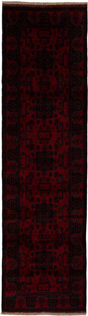2' 8 x 9' 7 Hand Knotted Khal Mohammadi Wool Runner Rug
