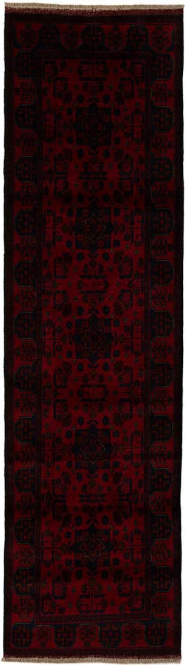 Detail image of 2' 8 x 9' 7 Hand Knotted Khal Mohammadi Wool Runner Rug