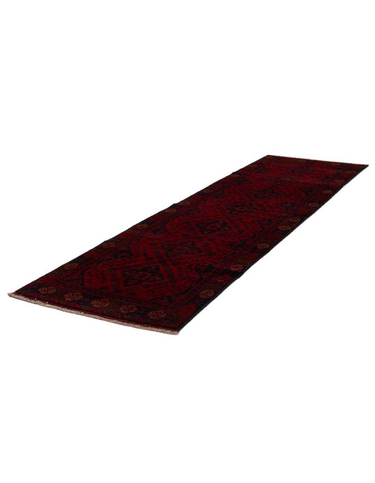 Detail image of 2' 7 x 9' 7  Hand Knotted Khal Mohammadi Wool Runner Rug