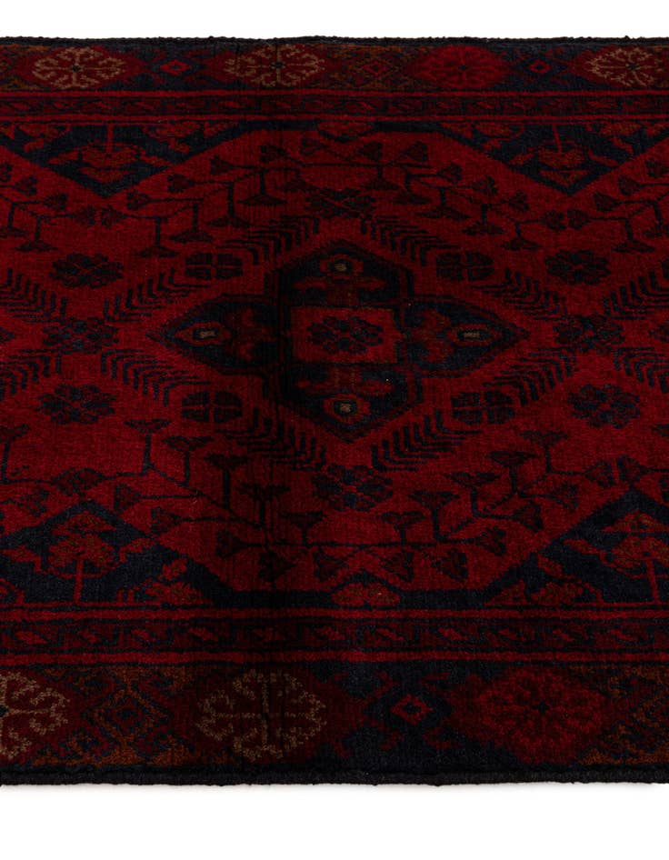 Detail image of 2' 7 x 9' 7  Hand Knotted Khal Mohammadi Wool Runner Rug