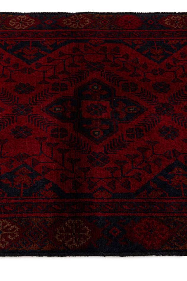 Detail image of 2' 7 x 9' 7 Hand Knotted Khal Mohammadi Wool Runner Rug