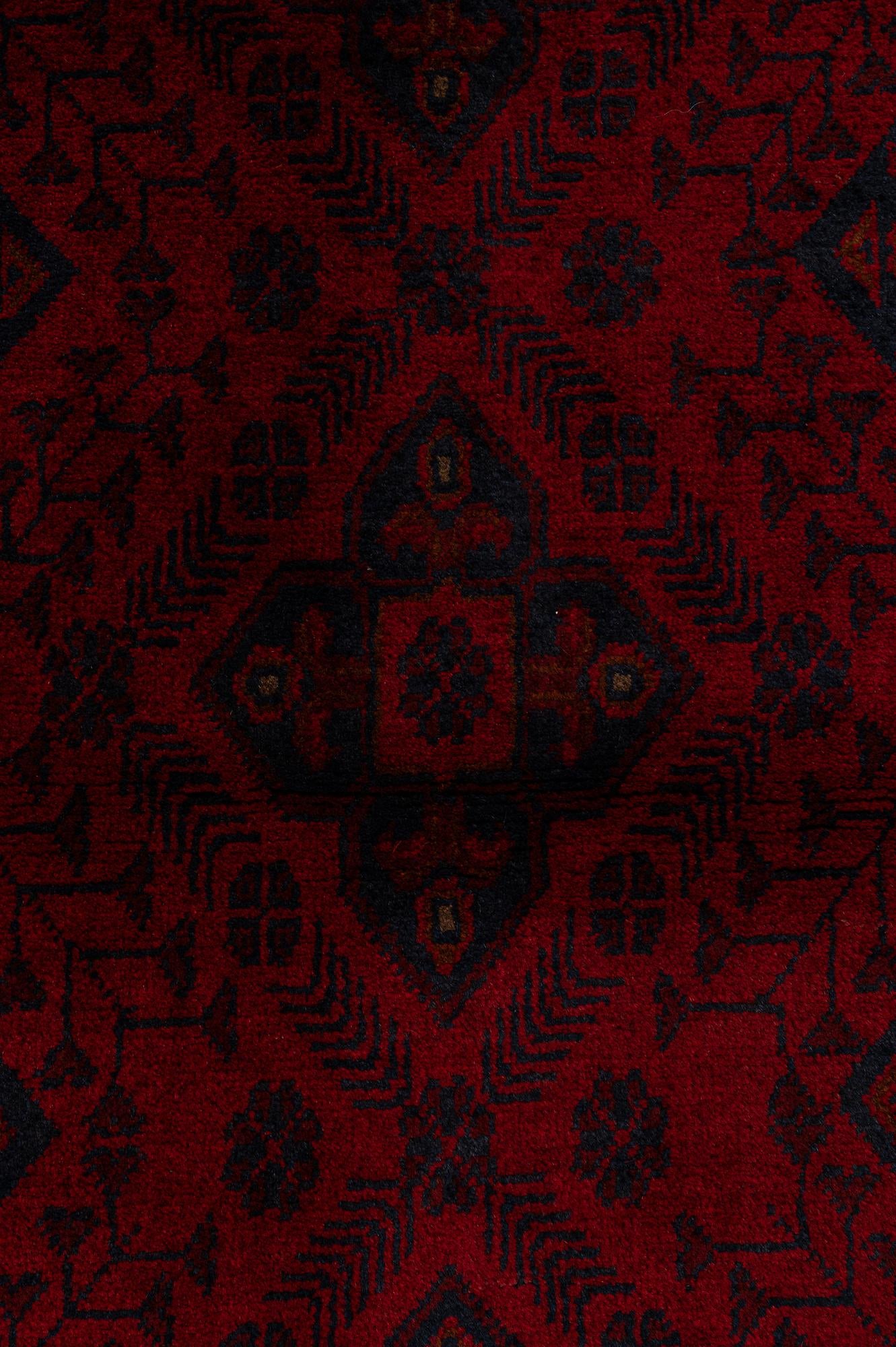 2' 7 x 9' 7 Hand Knotted Khal Mohammadi Wool Runner Rug
