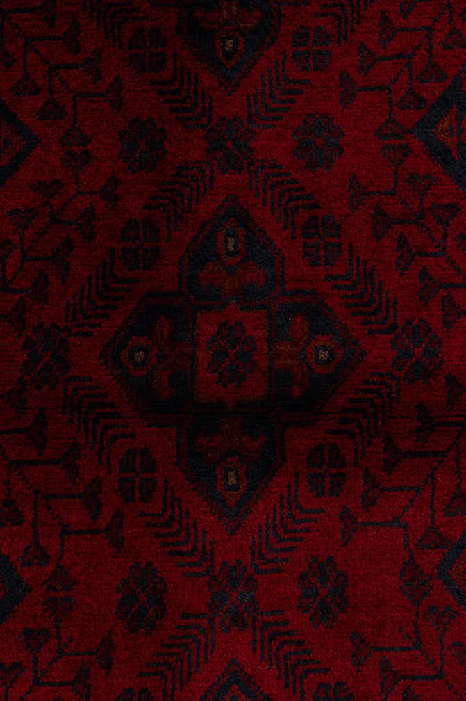 2' 7 x 9' 7 Hand Knotted Khal Mohammadi Wool Runner Rug