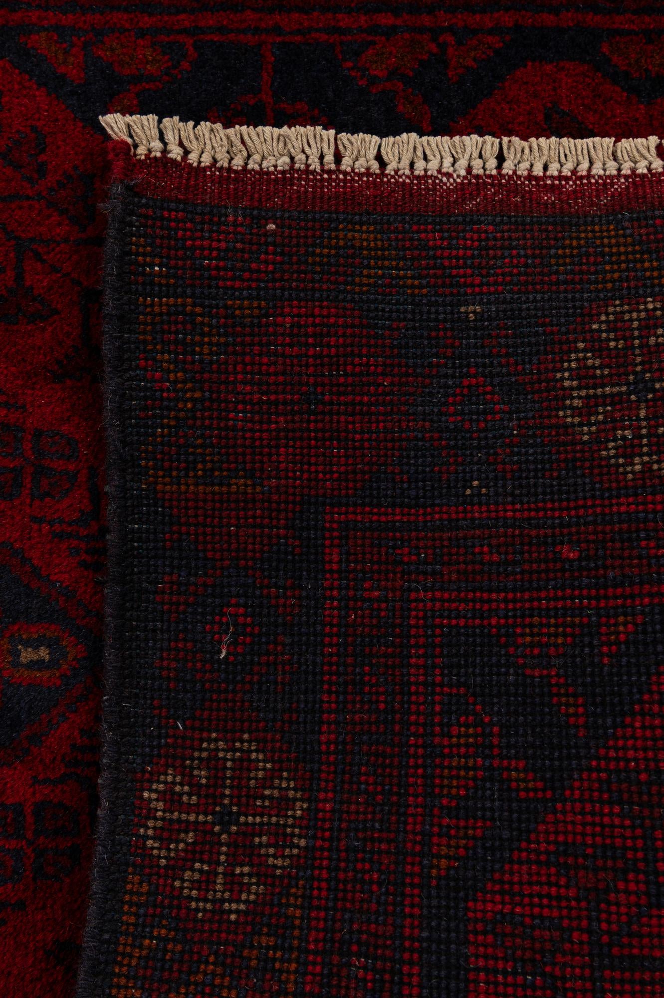 2' 7 x 9' 7 Hand Knotted Khal Mohammadi Wool Runner Rug