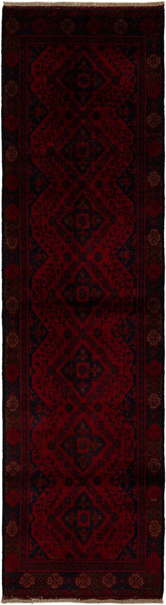 2' 7 x 9' 7 Hand Knotted Khal Mohammadi Wool Runner Rug