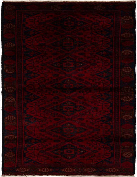Detail image of 2' 7 x 9' 7 Hand Knotted Khal Mohammadi Wool Runner Rug