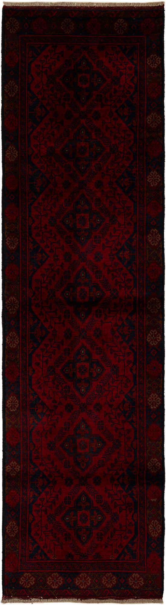 2' 7 x 9' 7 Hand Knotted Khal Mohammadi Wool Runner Rug