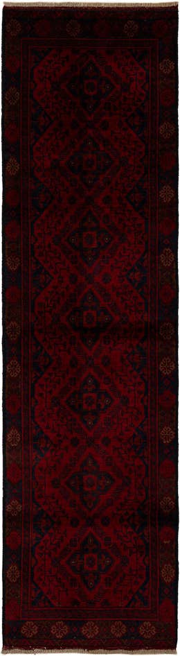 Detail image of 2' 7 x 9' 7 Hand Knotted Khal Mohammadi Wool Runner Rug