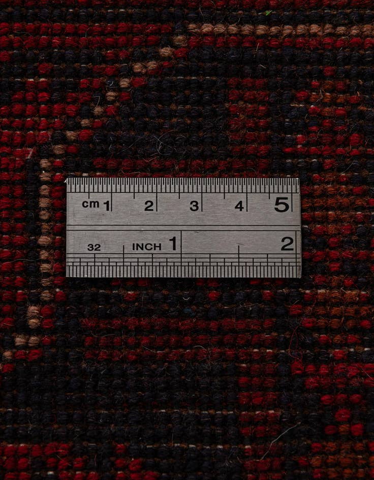 Detail image of 2' 8 x 9' 6  Hand Knotted Khal Mohammadi Wool Runner Rug