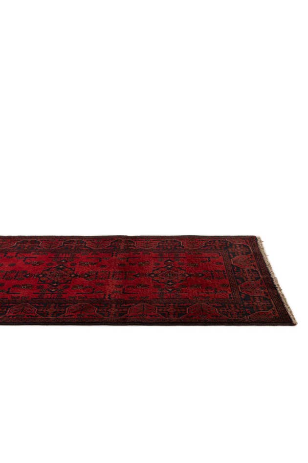 Detail image of 2' 8 x 9' 6 Hand Knotted Khal Mohammadi Wool Runner Rug