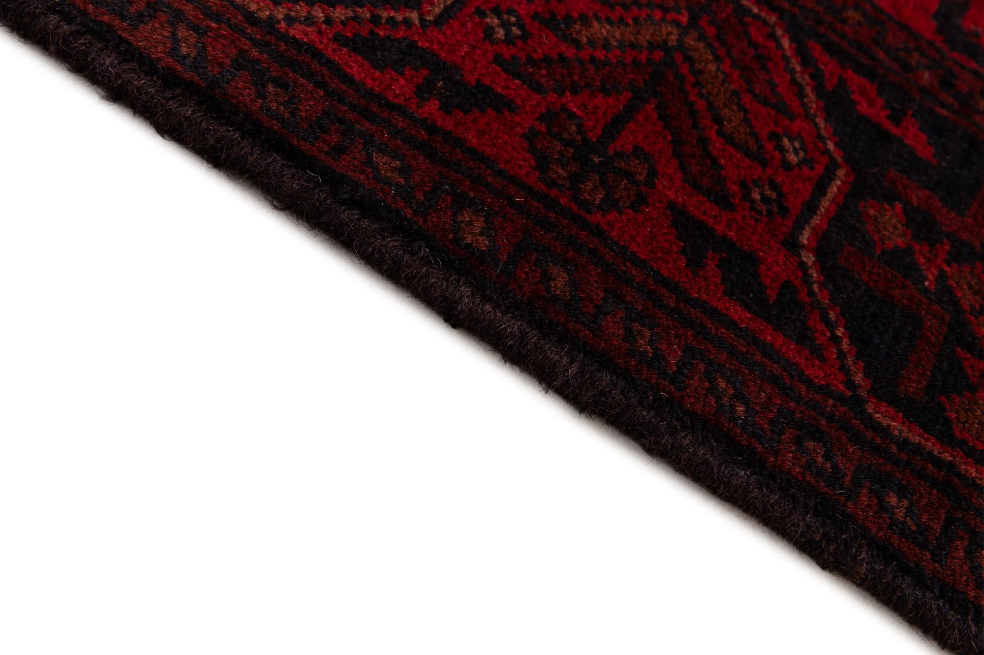 2' 8 x 9' 6 Hand Knotted Khal Mohammadi Wool Runner Rug